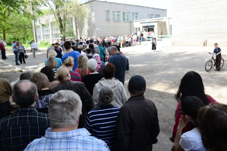 Donetsk residents stage rare protest against rebel authority in Ukraine