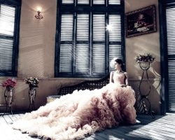 A Beautiful Dress Made of Leaves