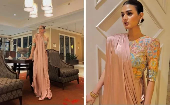 Hira Mani looks exquisite in a beautiful saree