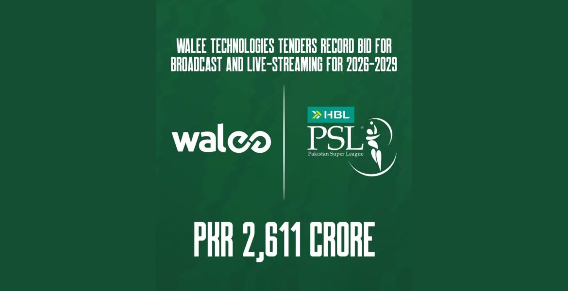 Walee Secures Exclusive Global & Domestic Media Rights for HBL PSL 2026-2029
