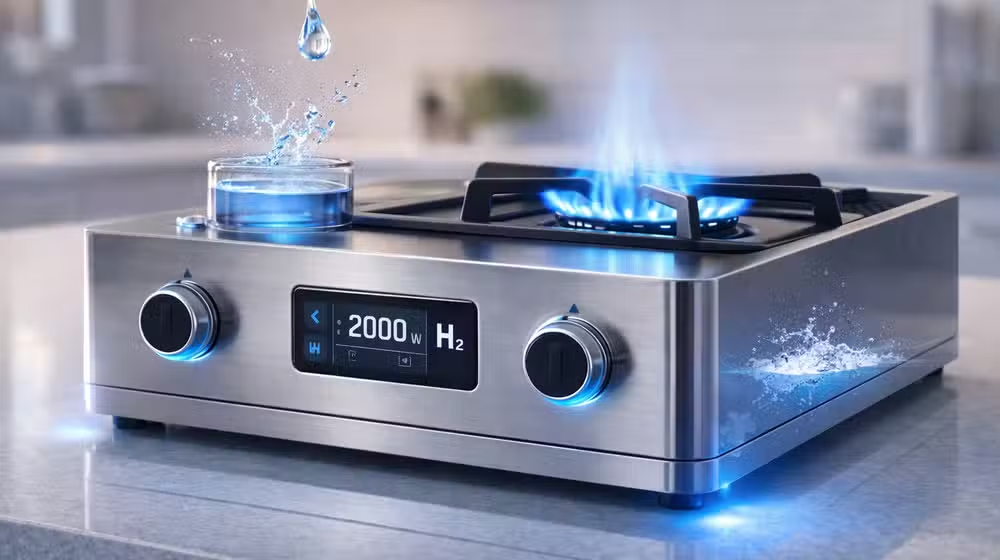 New Hydrogen Stove Turns Water into Clean Cooking Fuel