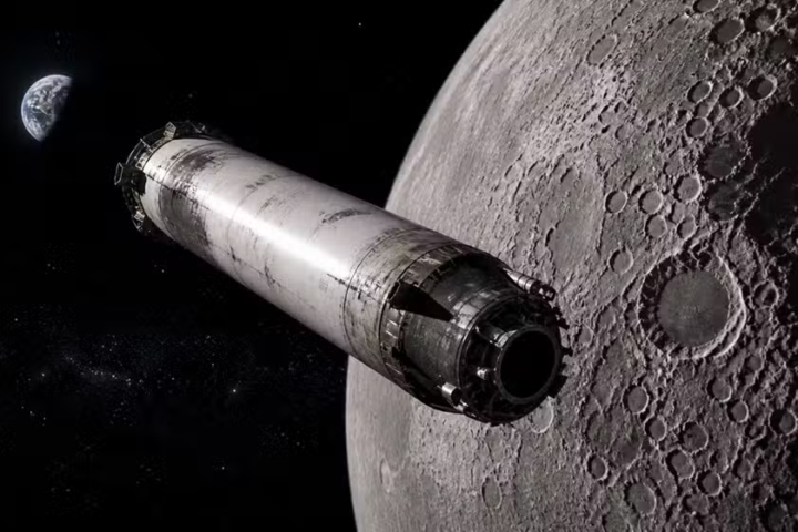 Massive SpaceX Rocket Part Expected to Crash Into the Moon in 2026