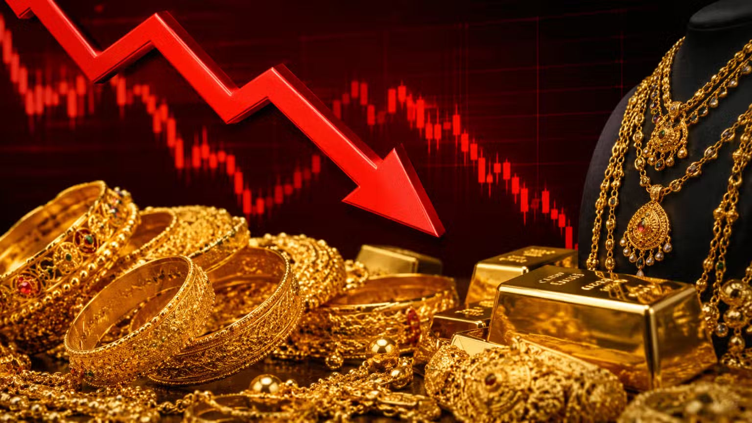 Gold Prices Fall in Pakistan After Reversing Previous Gains