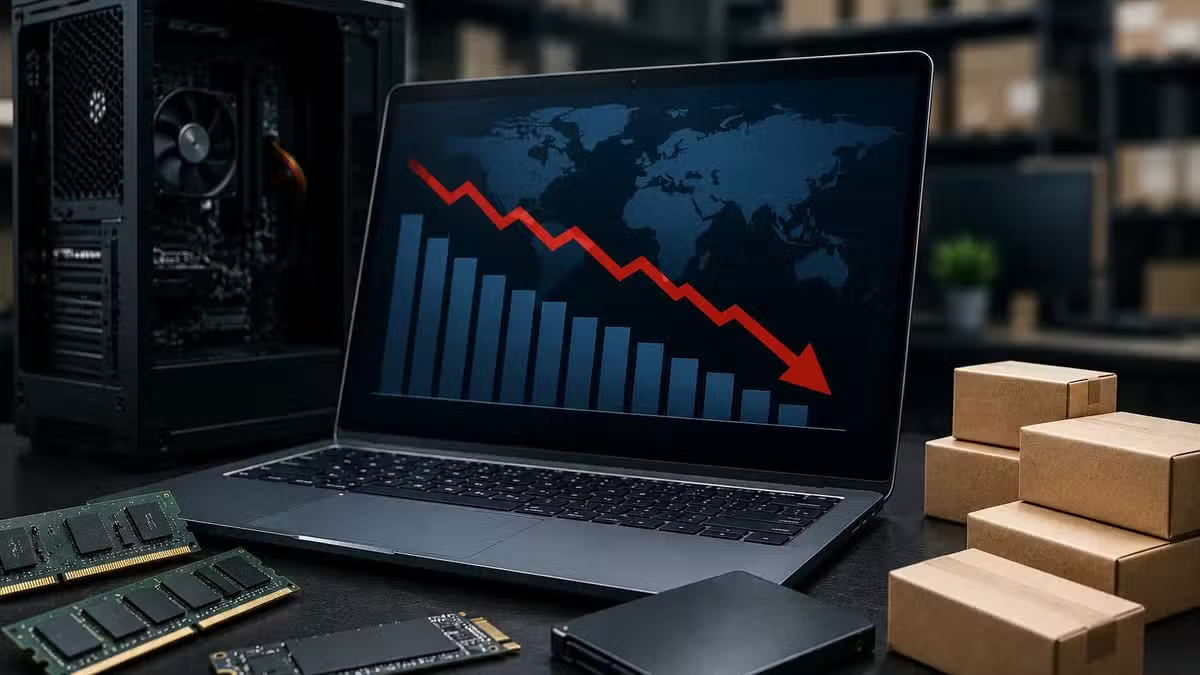 Global PC Shipments Fall 21% as Rising Laptop Prices Weigh on Demand