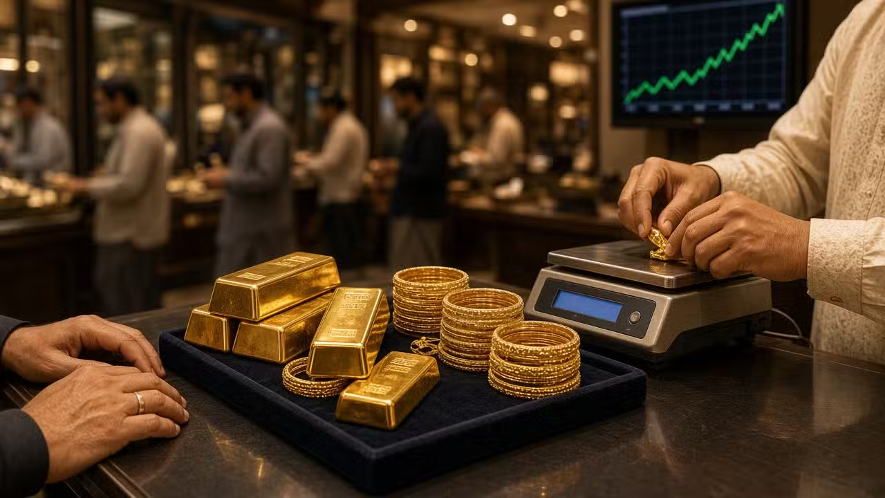 Gold Prices Rise in Pakistan After Five-Day Losing Streak